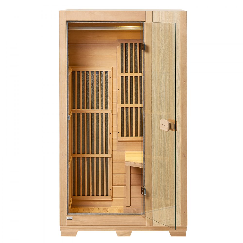 FRB-1E5 - Compact Far Infrared Sauna for One with Music and Lighting