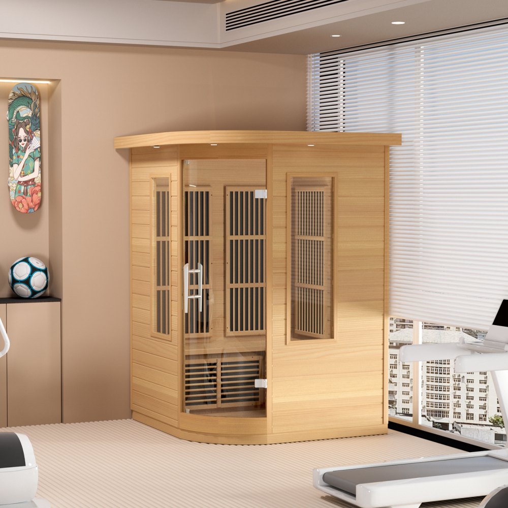 FRB-273 - Compact 2-Person Far Infrared Sauna, 1850W Heating System