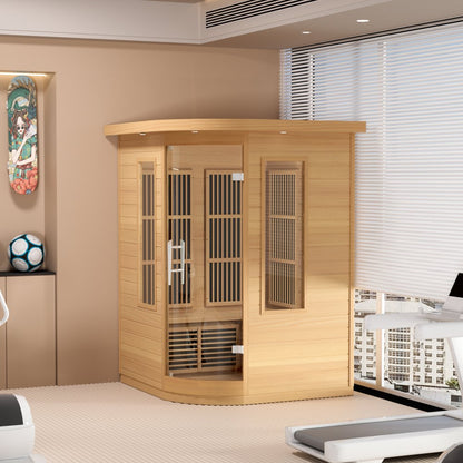 FRB-273 - Compact 2-Person Far Infrared Sauna, 1850W Heating System