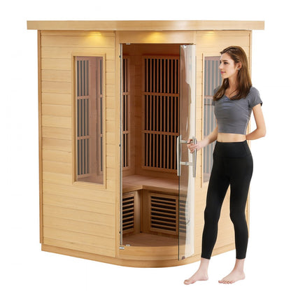FRB-273 - Compact 2-Person Far Infrared Sauna, 1850W Heating System