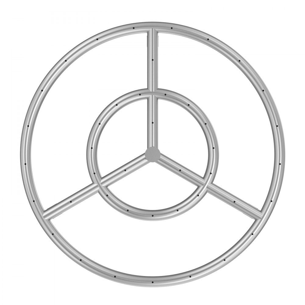 1050267 - 18" Stainless Steel Fire Pit Pan with 150,000 BTU Burner