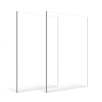 LX-PMMA-24*48 - 24x48 Inch Acrylic Sheets, 2-Piece Set, 3mm Thick