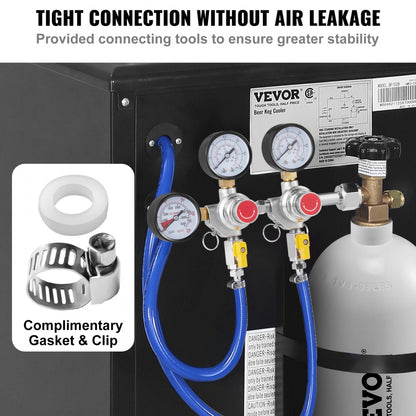 Item Model Number - Triple Gauge CO2 Regulator with 0-60 PSI Pressure Control