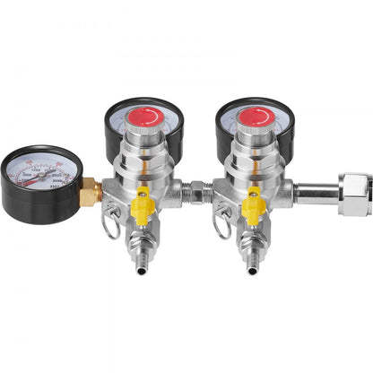 Item Model Number - Triple Gauge CO2 Regulator with 0-60 PSI Pressure Control