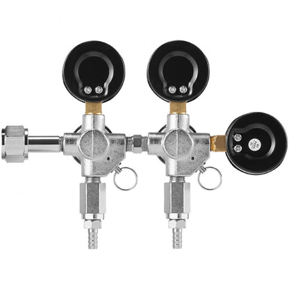 Item Model Number - Triple Gauge CO2 Regulator with 0-60 PSI Pressure Control