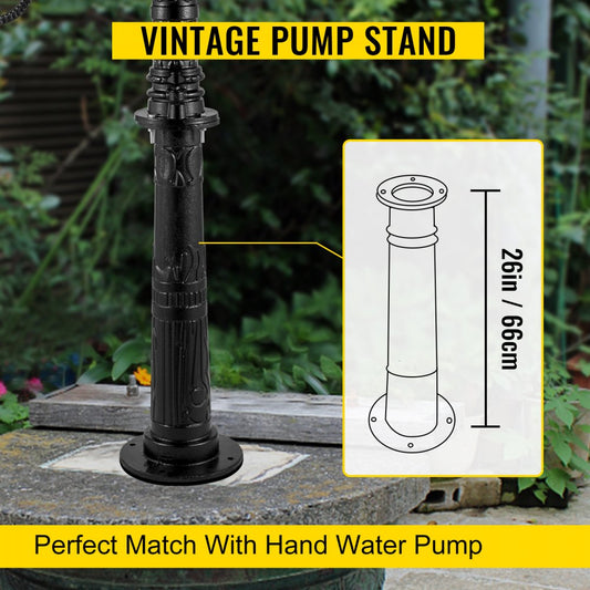 SYBJ-4791 - 26" Cast Iron Antique Water Pump Stand for Gardens