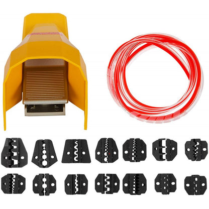 AM-10 - High-Force Pneumatic Crimping Tool with 15 Die Sets