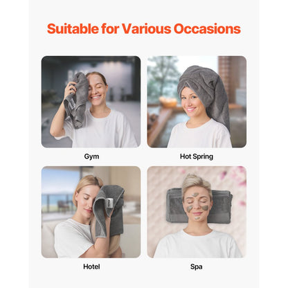 6-1606 - Luxurious 6-Piece Cotton Towel Set, Soft & Absorbent