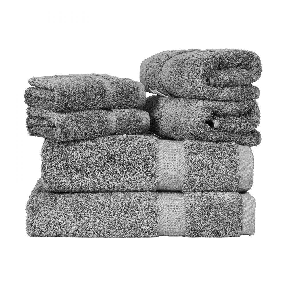 6-1606 - Luxurious 6-Piece Cotton Towel Set, Soft & Absorbent