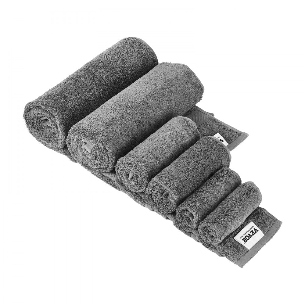 6-1606 - Luxurious 6-Piece Cotton Towel Set, Soft & Absorbent