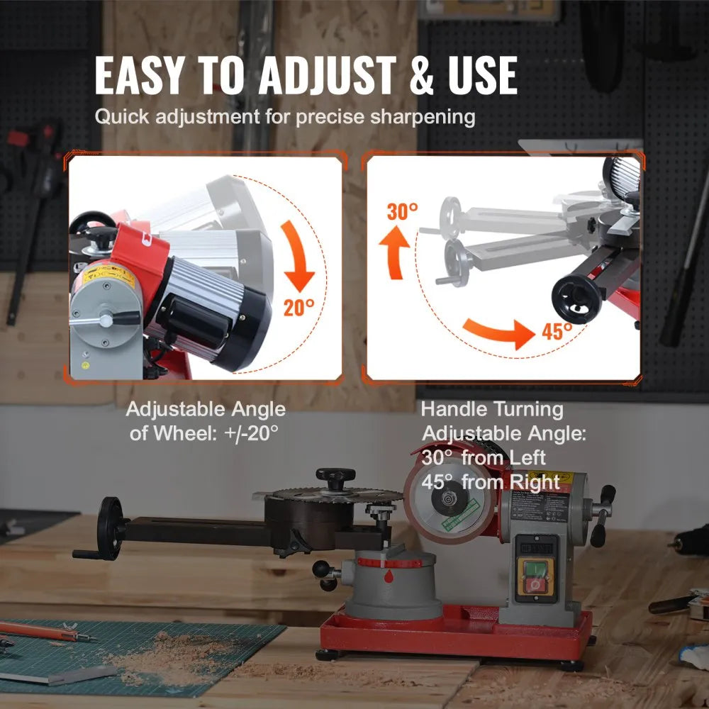 JMY8-70 - Precision Circular Saw Blade Sharpener with 5-Inch Wheel