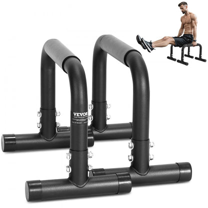FB003 - Heavy-Duty Dip Bars for Home Gym, 500 lbs Capacity