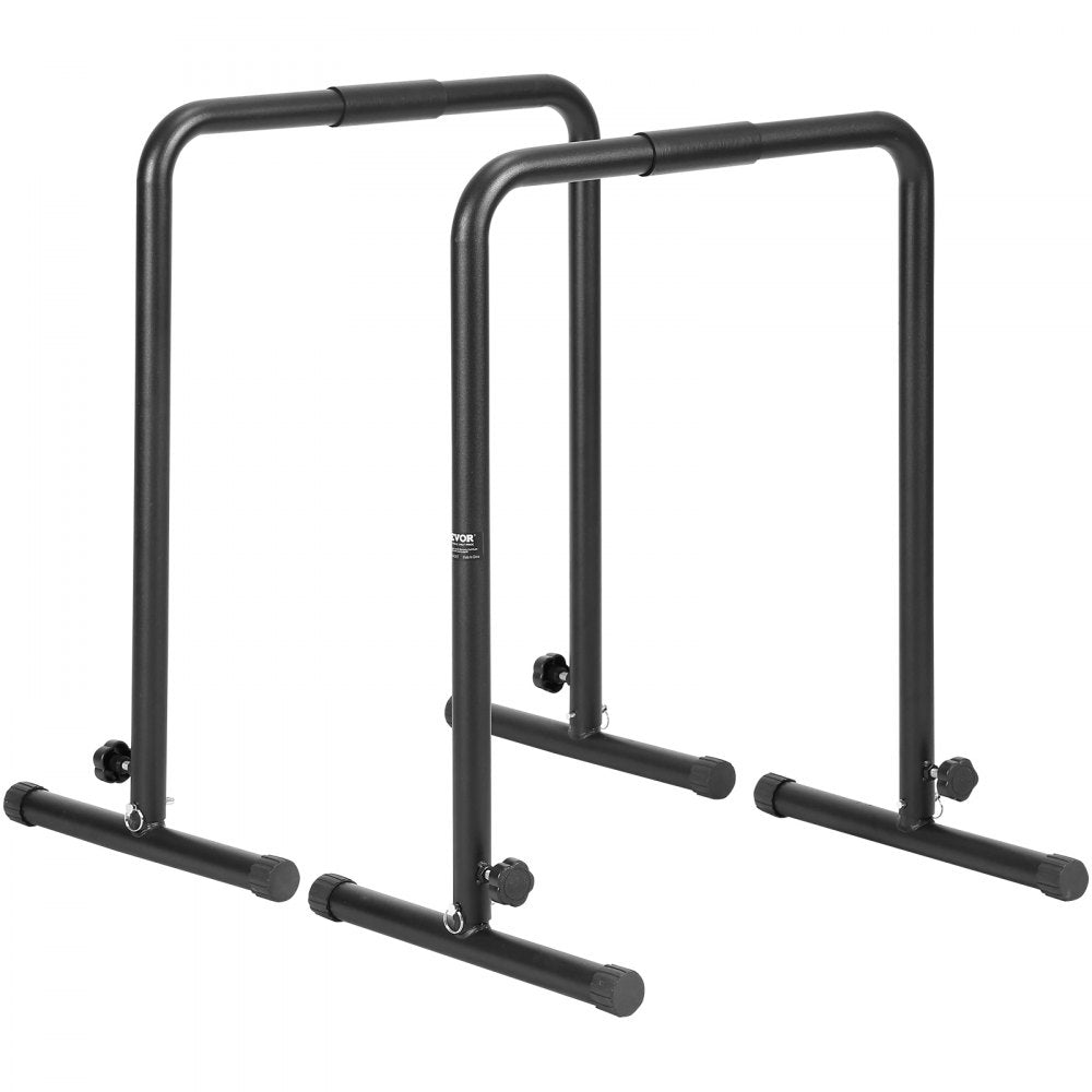 FA005 - Adjustable Height VEVOR Dip Bars, 440 lbs Capacity, Lightweight Design