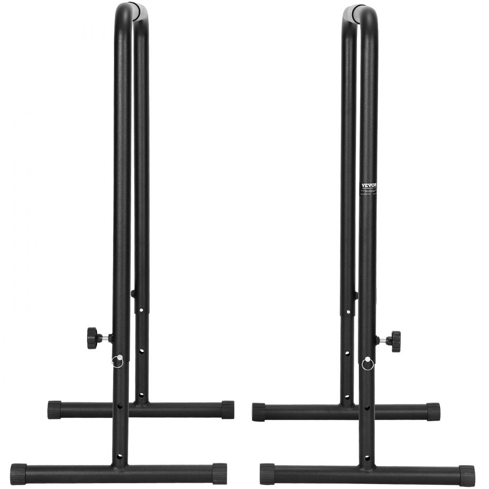 FA005 - Adjustable Height VEVOR Dip Bars, 440 lbs Capacity, Lightweight Design