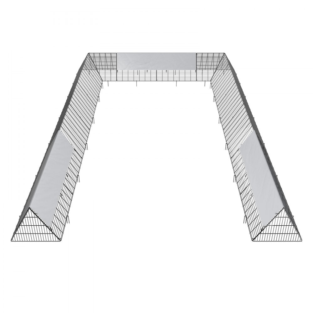 TT-MCT004 - 236.2" Metal Chicken Tunnel for Safe Poultry Roaming