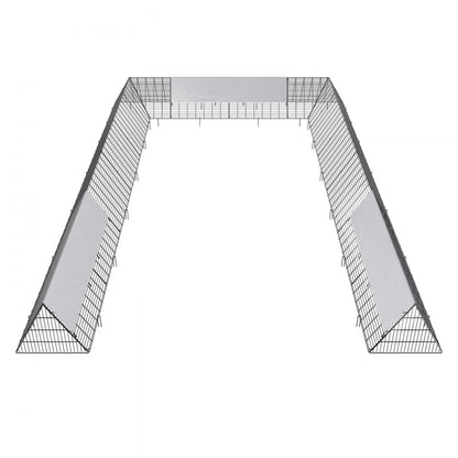 TT-MCT004 - 236.2" Metal Chicken Tunnel for Safe Poultry Roaming