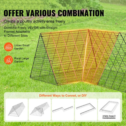 TT-MCT003 - Spacious Metal Chicken Tunnels for Safe Outdoor Play