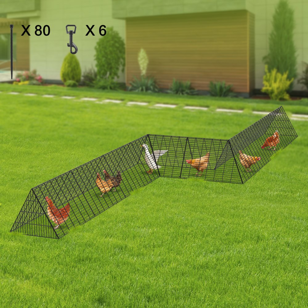 TT-MCT003 - Spacious Metal Chicken Tunnels for Safe Outdoor Play