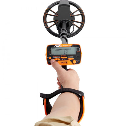 TS181A - 10" Waterproof Metal Detector with LCD, 7 Modes, Adjustable Stem