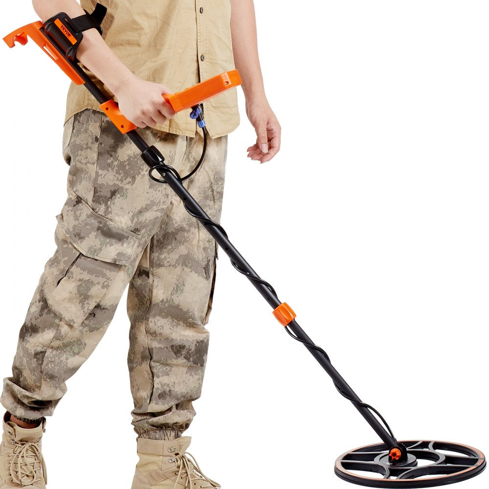 TS185A - Waterproof 12" Metal Detector with Adjustable Handle and LCD Screen