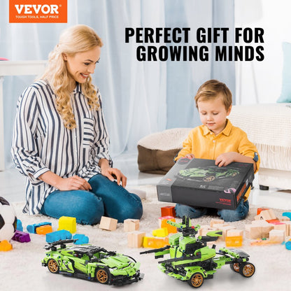 8042 - 461-Piece App-Controlled Car/Robot Building Kit for Kids