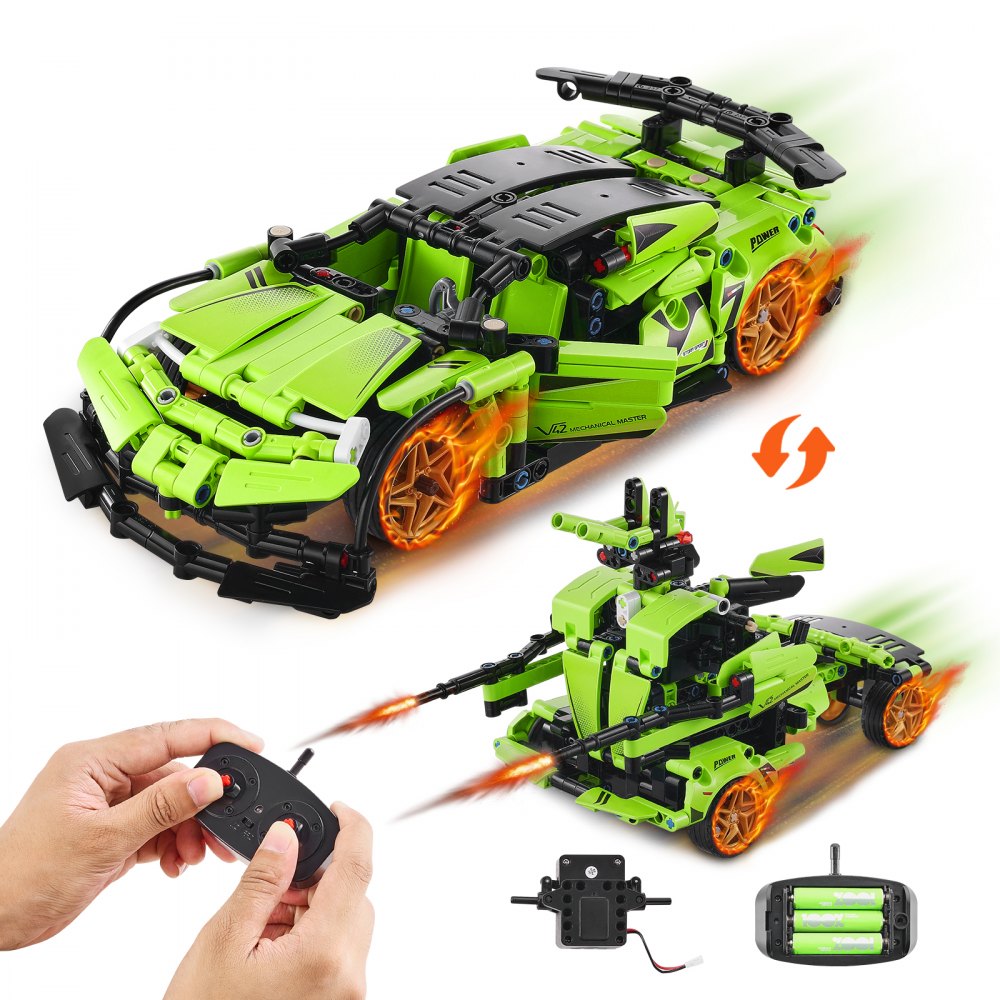 8042 - 461-Piece App-Controlled Car/Robot Building Kit for Kids