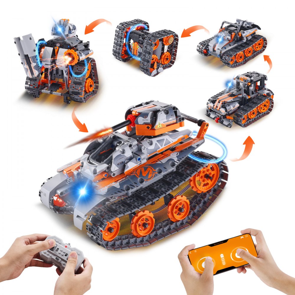 8052 - Creative STEM Building Kit with Remote Control Car & Robot