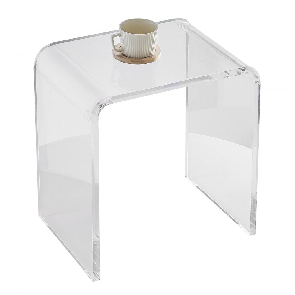 JYFE-001S - 16.3x12x18.1 in Transparent Acrylic End Table