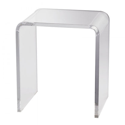 JYFE-001S - 16.3x12x18.1 in Transparent Acrylic End Table