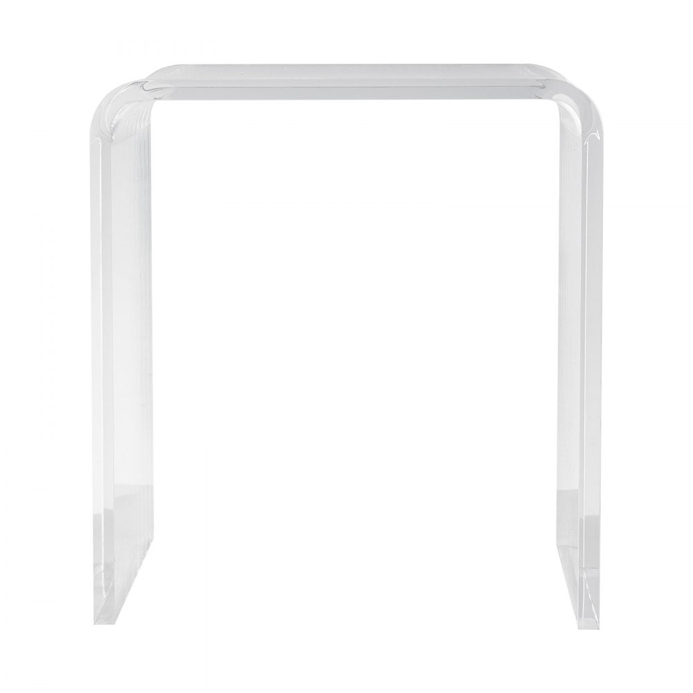 JYFE-001S - 16.3x12x18.1 in Transparent Acrylic End Table