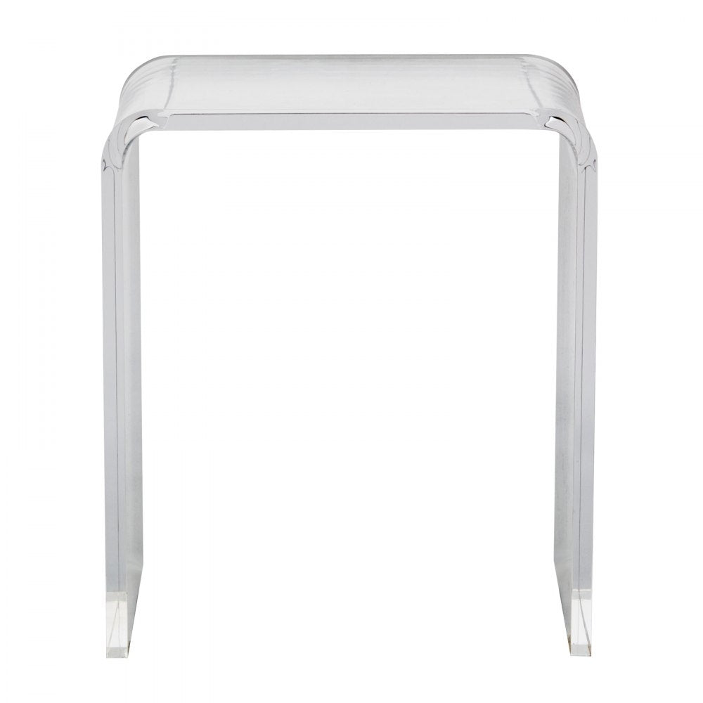 JYFE-001S - 16.3x12x18.1 in Transparent Acrylic End Table