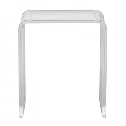 JYFE-001S - 16.3x12x18.1 in Transparent Acrylic End Table