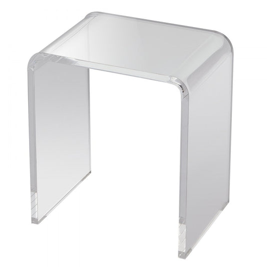 JYFE-001S - 16.3x12x18.1 in Transparent Acrylic End Table