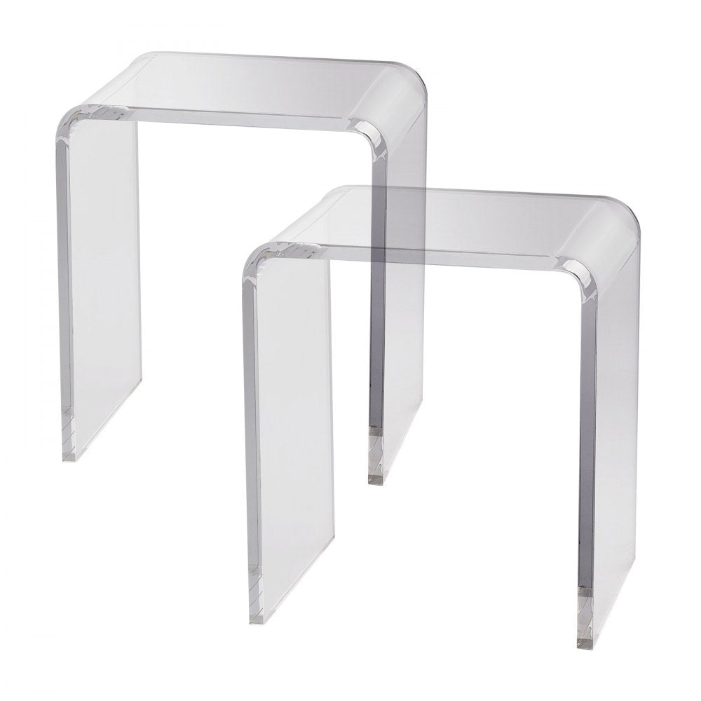 JYFE-002S - Durable 16.3 x 12 Acrylic End Table for All Décors