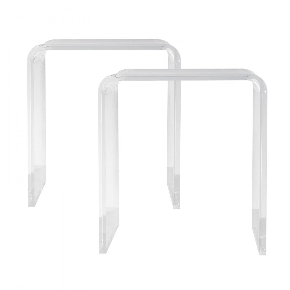 JYFE-002S - Durable 16.3 x 12 Acrylic End Table for All Décors