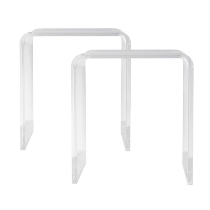 JYFE-002S - Durable 16.3 x 12 Acrylic End Table for All Décors