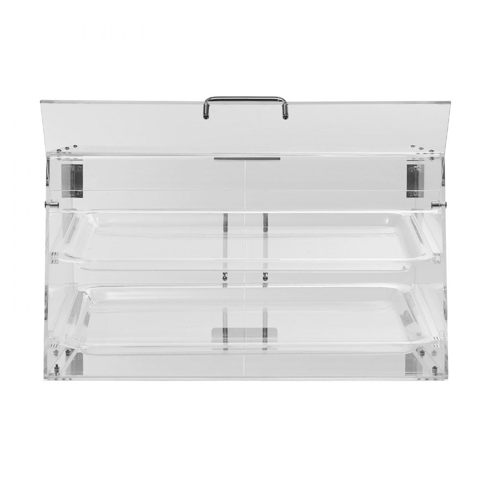 CX-01 - 2-Tier Acrylic Bakery Display Case for Baked Goods