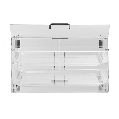 CX-01 - 2-Tier Acrylic Bakery Display Case for Baked Goods