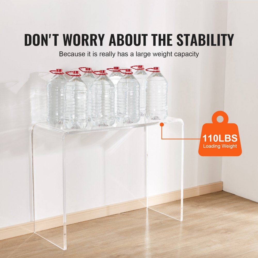 JYFT-004B - Versatile 38x15 Acrylic Console Table for Any Space