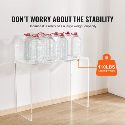 JYFT-004B - Versatile 38x15 Acrylic Console Table for Any Space