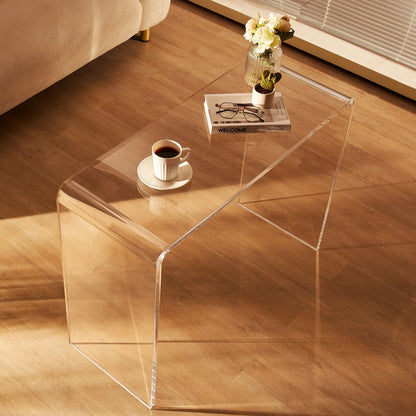 JYFT-004B - Versatile 38x15 Acrylic Console Table for Any Space