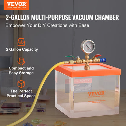 Y2 - 2 Gallon Acrylic Vacuum Chamber for Bubble-Free Crafting