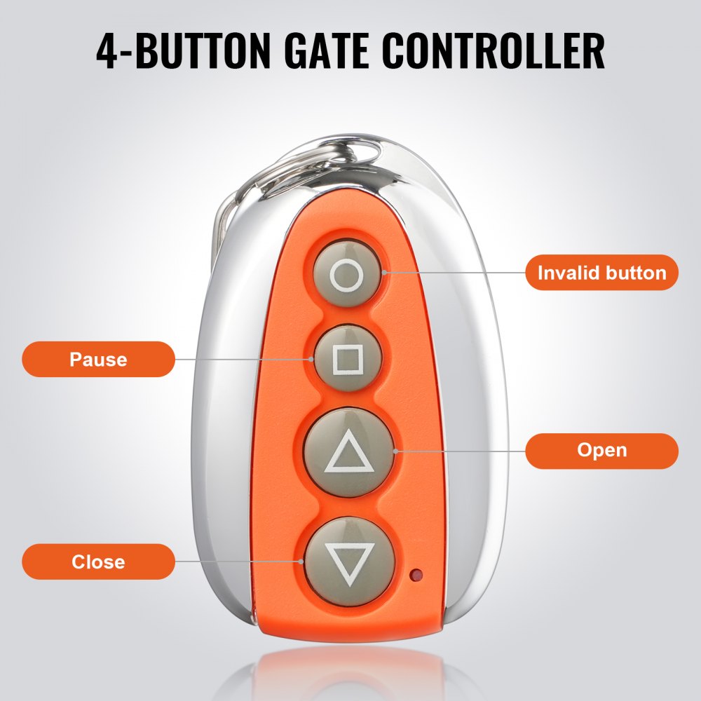 010934650895 - 131ft VEVOR Remote Gate Opener with Auto-Close Feature