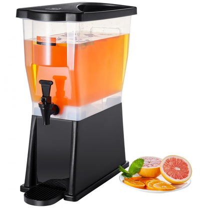 010192366508 - 3-Gallon Slim Beverage Dispenser with Detachable Drip Tray