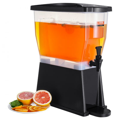 010192366508 - 3-Gallon Slim Beverage Dispenser with Detachable Drip Tray