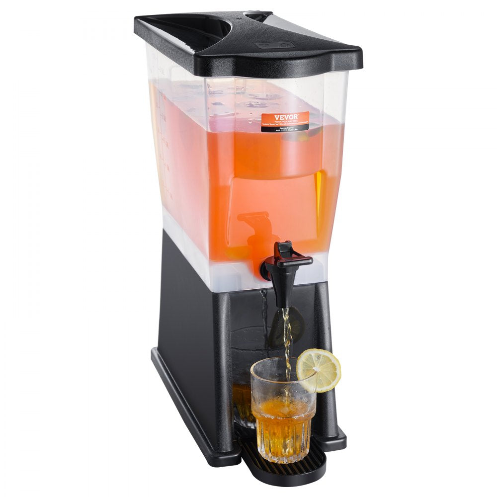 010192366508 - 3-Gallon Slim Beverage Dispenser with Detachable Drip Tray