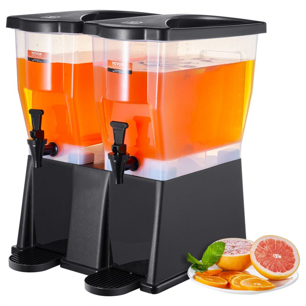 010907755970 - Dual 3-Gallon Beverage Dispenser for Events and Parties