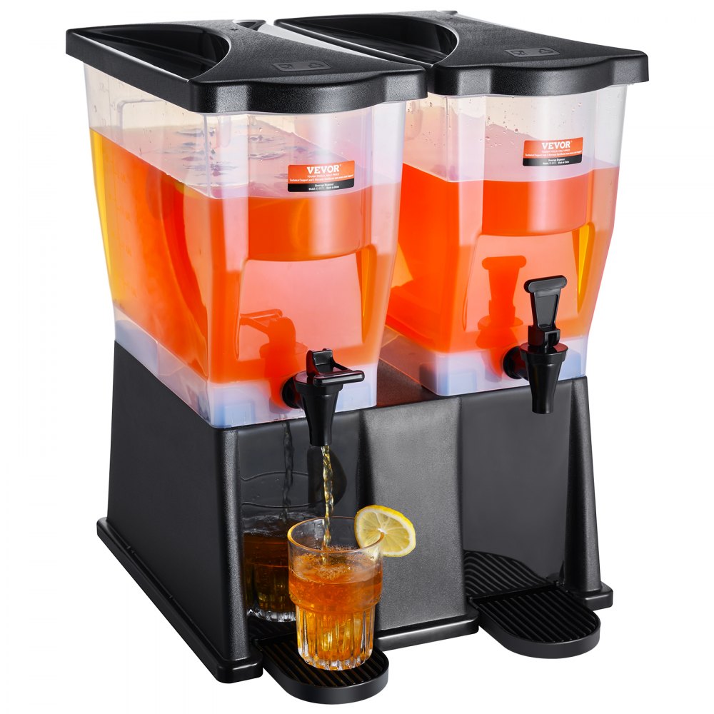 010907755970 - Dual 3-Gallon Beverage Dispenser for Events and Parties