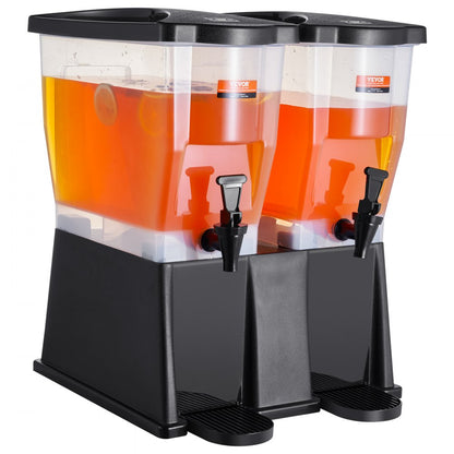 010907755970 - Dual 3-Gallon Beverage Dispenser for Events and Parties