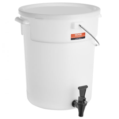 010640336348 - 5-Gallon Plastic Beverage Dispenser with Drip-Free Faucet